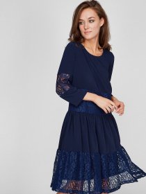 Платья Sassofono модель A201-SC-1040, Синій Фото