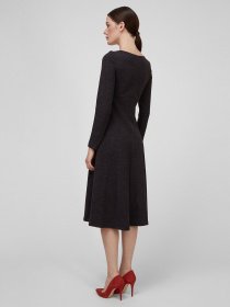 Сукня міді Sassofono модель A201-SC-13011, Антрацит Фото