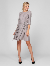 Платья Sassofono модель A201-SC-1543, Пудра Фото