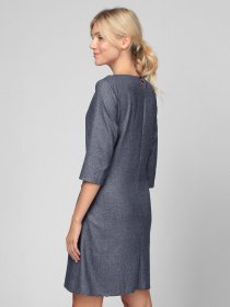 Сукня міні Sassofono модель A201-SC-1543, Синій Фото