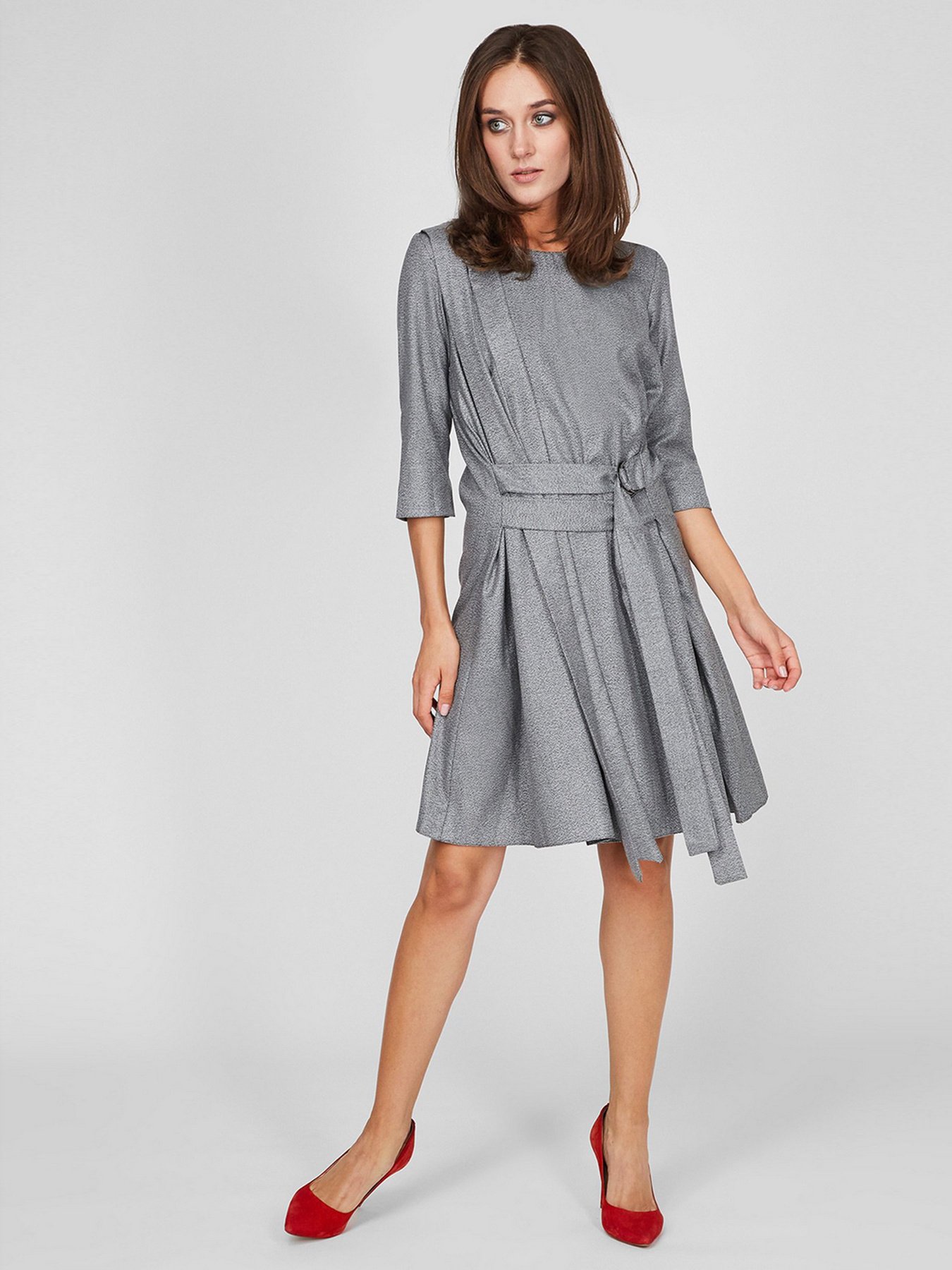 Сукня міді Sassofono модель SAS358 Фото