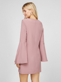 Платье мини Sassofono модель A191-SF-151171-1, ЛАВАНДОВИЙ Фото