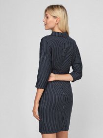 Платье мини Sassofono модель A201-SC-1581, Синій Платье мини Sassofono модель A201-SC-1581, Синій Фото