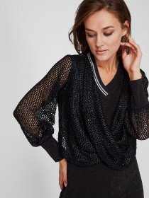 Платье миди Sassofono модель A201-SC-1600, Чорний Фото