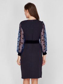 Платья Sassofono модель A201-SC-1611, Синій Фото