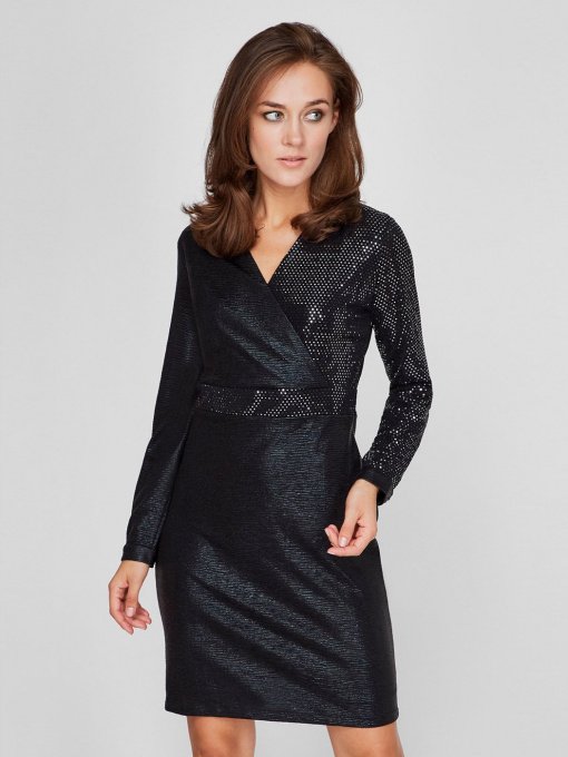 Платья Sassofono модель A201-SC-1614, Срібло Фото