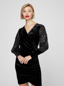 Платья Sassofono модель A201-SC-1623, Чорний Фото