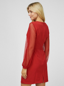 Сукні Sassofono модель A201-SC-1625, Червоний Сукні Sassofono модель A201-SC-1625, Червоний Фото