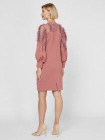 Платья Sassofono модель A201-SC-1630, Пудра Фото