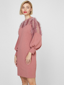 Сукні Sassofono модель A201-SC-1630, Пудра Сукні Sassofono модель A201-SC-1630, Пудра Фото