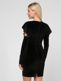 Сукня міні Sassofono модель A191-SF-161171, ЧОРНИЙ Фото