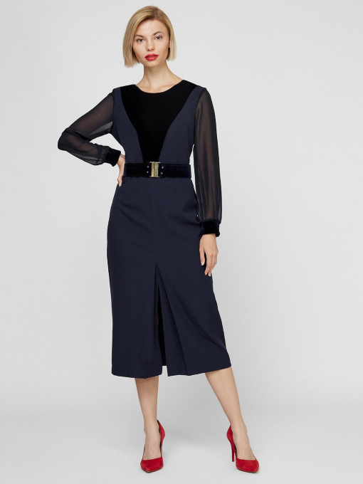 Сукні Sassofono модель A201-SC-1645, Синій Фото