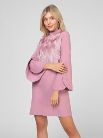 Сукні Sassofono модель A201-SC-1648, Пудра Фото