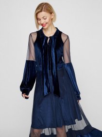 Платья Sassofono модель A201-SC-17059, Електрик Фото