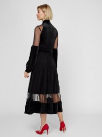 Платья Sassofono модель A201-SC-17059, Чорний Фото