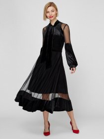 Платья Sassofono модель A201-SC-17059, Чорний Фото