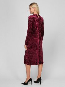 Платья Sassofono модель A201-SC-17075, Бордовий Фото