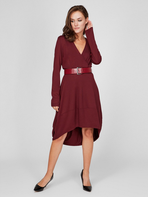 Сукні Sassofono модель A201-SC-17080, Бордовий Фото