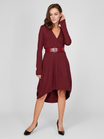 Сукні Sassofono модель A201-SC-17080, Бордовий Сукні Sassofono модель A201-SC-17080, Бордовий Фото