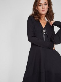 Платья Sassofono модель A201-SC-17080, Чорний Фото