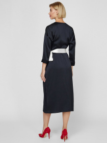 Платья Sassofono модель A201-SC-17084, Синій Фото