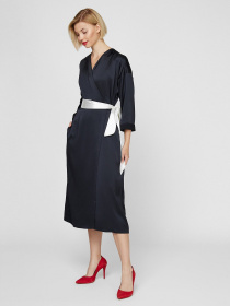 Платья Sassofono модель A201-SC-17084, Синій Фото