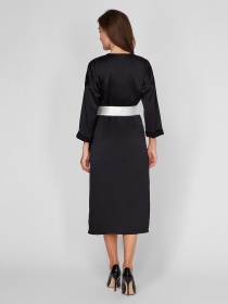 Платья Sassofono модель A201-SC-17084, Чорний Фото