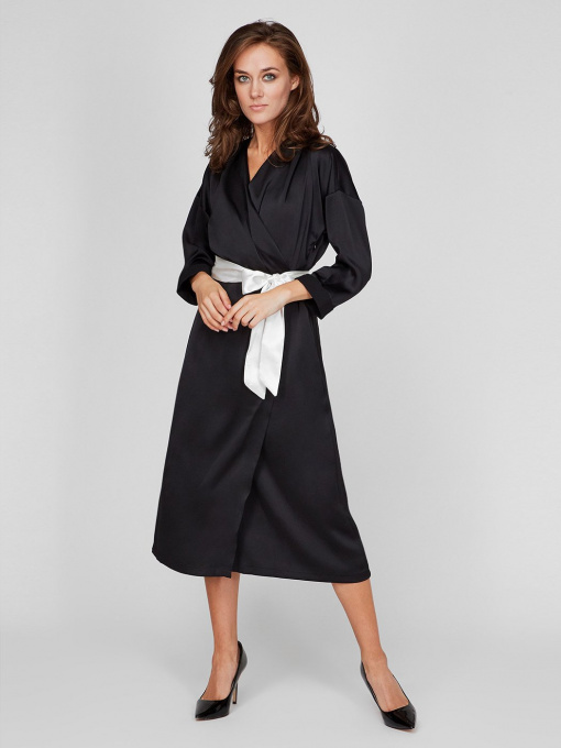 Платья Sassofono модель A201-SC-17084, Чорний Фото