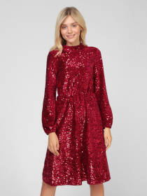 Платья Sassofono модель A201-SC-17094, Червоний Фото