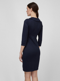 Платье-футболка Sassofono модель A201-SC-17098, Синій Фото