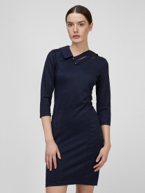 Платье-футболка Sassofono модель A201-SC-17098, Синій Фото