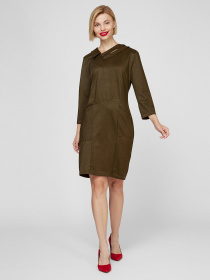 Сукня міні Sassofono модель A201-SC-17098, Хакі Фото