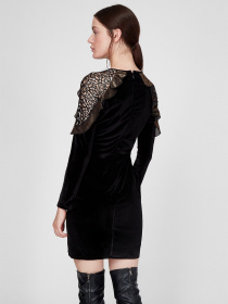 Сукня міні Sassofono модель A191-SF-198171, ЧОРНИЙ Фото