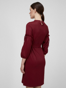 Платья Sassofono модель A201-SC-17104, Бордовий Фото