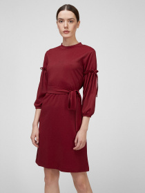 Платья Sassofono модель A201-SC-17104, Бордовий Фото