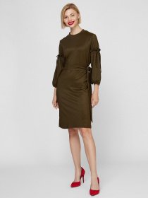Платья Sassofono модель A201-SC-17104, Хакі Фото