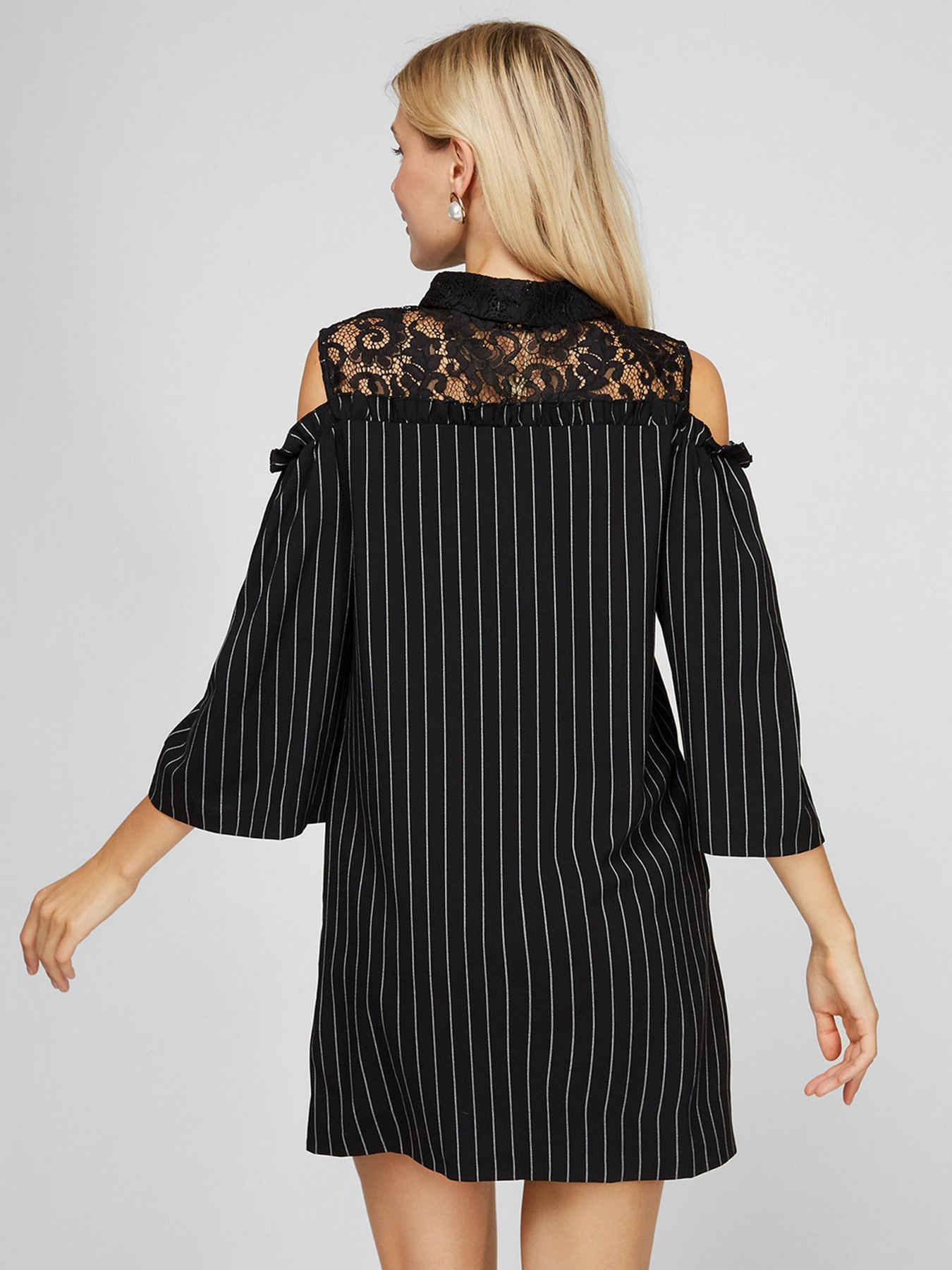 Сукня міні Sassofono модель A191-SF-250171, ЧОРНИЙ Фото