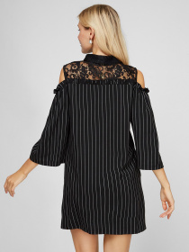Сукня міні Sassofono модель A191-SF-250171, ЧОРНИЙ Фото