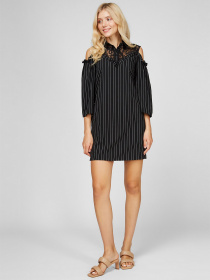 Сукня міні Sassofono модель A191-SF-250171, ЧОРНИЙ Фото