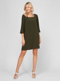 Сукні Sassofono модель A201-SC-1751, Хакі Сукні Sassofono модель A201-SC-1751, Хакі Фото