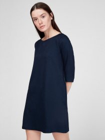 Платье мини Sassofono модель A201-SC-1808, Синій Фото