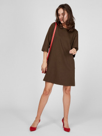 Сукні Sassofono модель A201-SC-1808, Хакі Сукні Sassofono модель A201-SC-1808, Хакі Фото