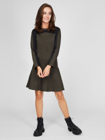 Платье мини Sassofono модель A201-SC-1814, Хакі Фото
