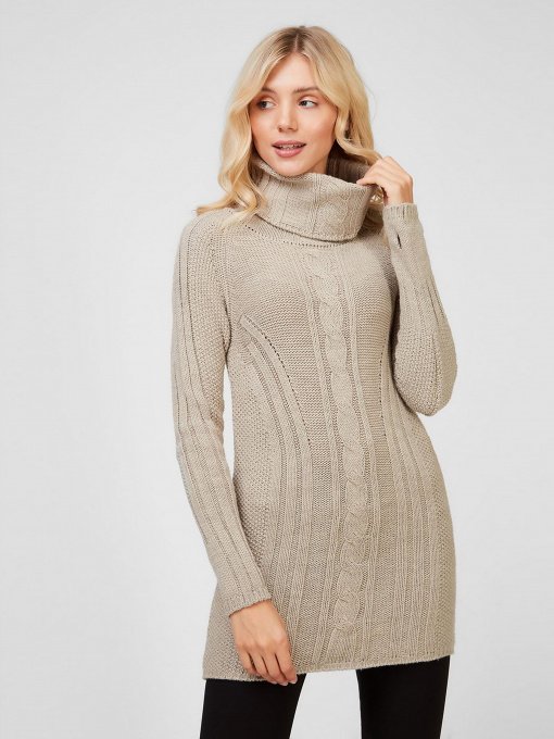 Туника Sassofono модель A201-SC-26505, Бежевий Фото