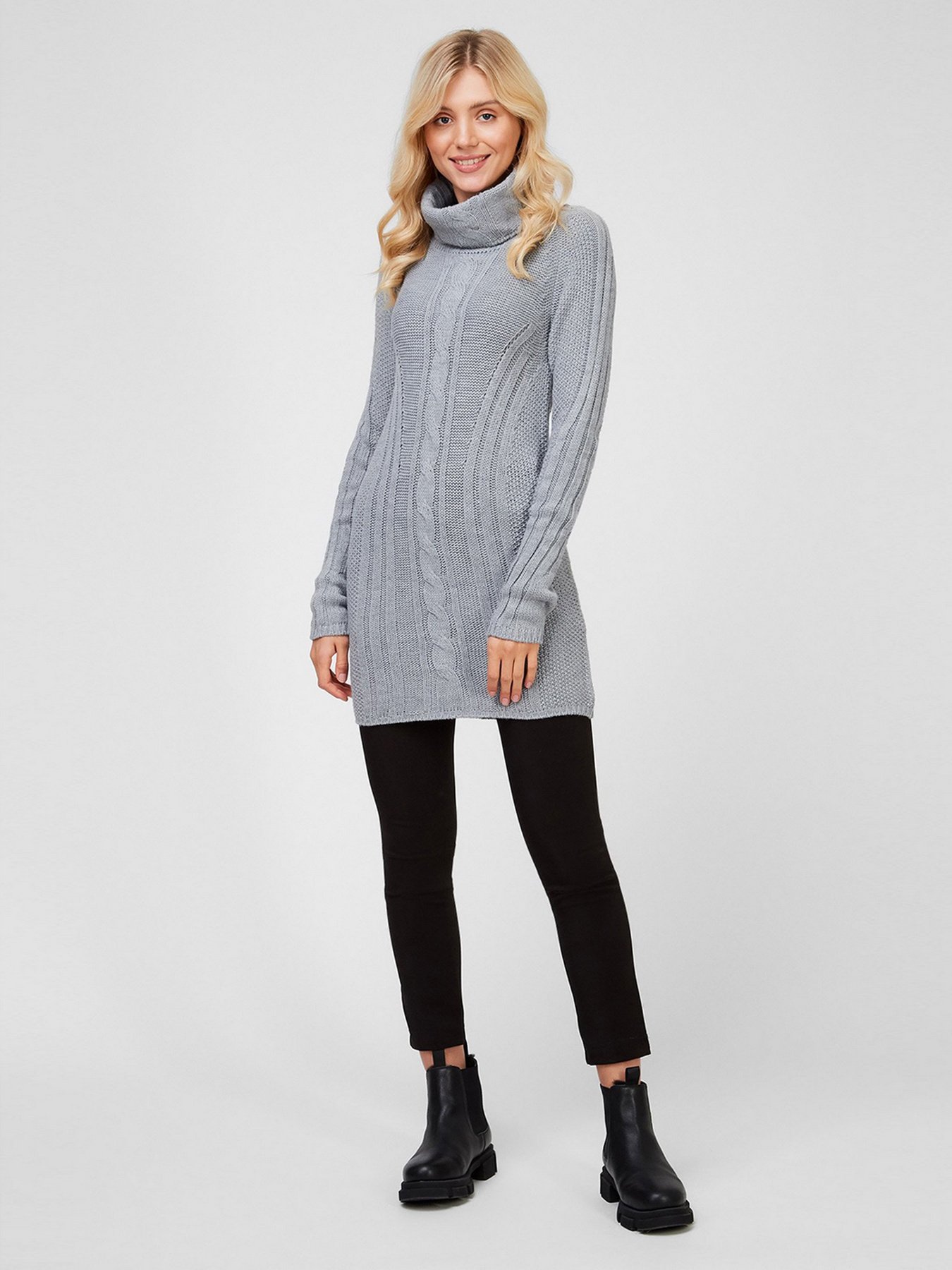 Туника Sassofono модель A201-SC-26505, Сірий Фото