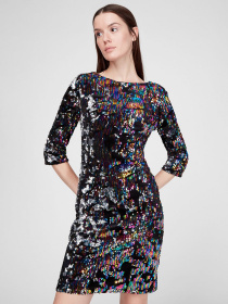 Платья Sassofono модель A201-SC-2900, Чорний Фото