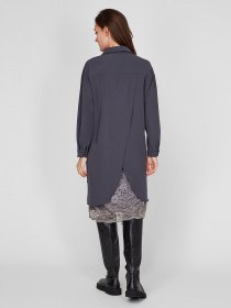 Платья Sassofono модель A201-SC-4164, Сірий Фото