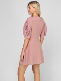 Платья Sassofono модель A201-SC-4245, Пудра Фото