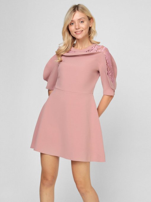 Сукні Sassofono модель A201-SC-4245, Пудра Фото