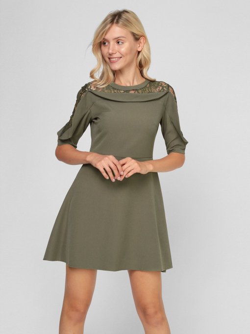 Сукні Sassofono модель A201-SC-4245, Хакі Фото